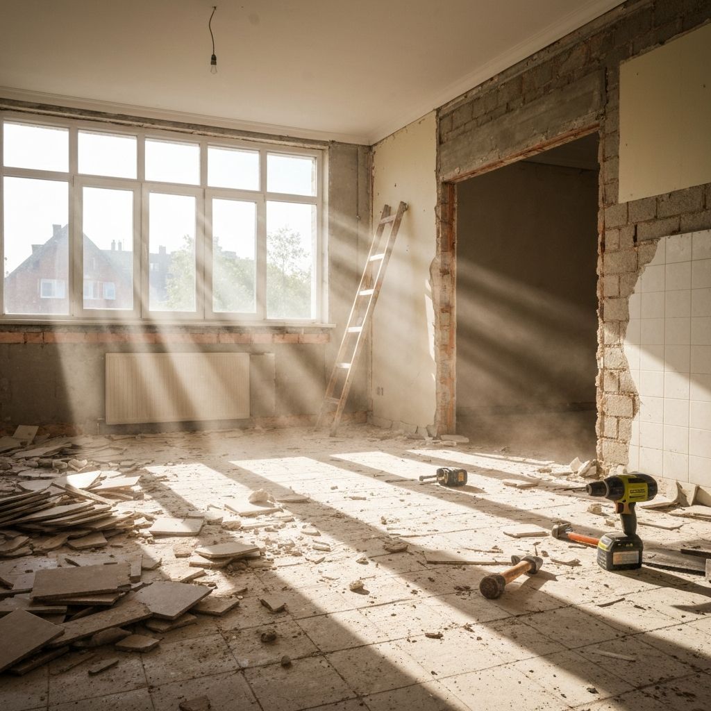 Demoliciones y Preparación de Superficies: Primera Fase de tu Reforma