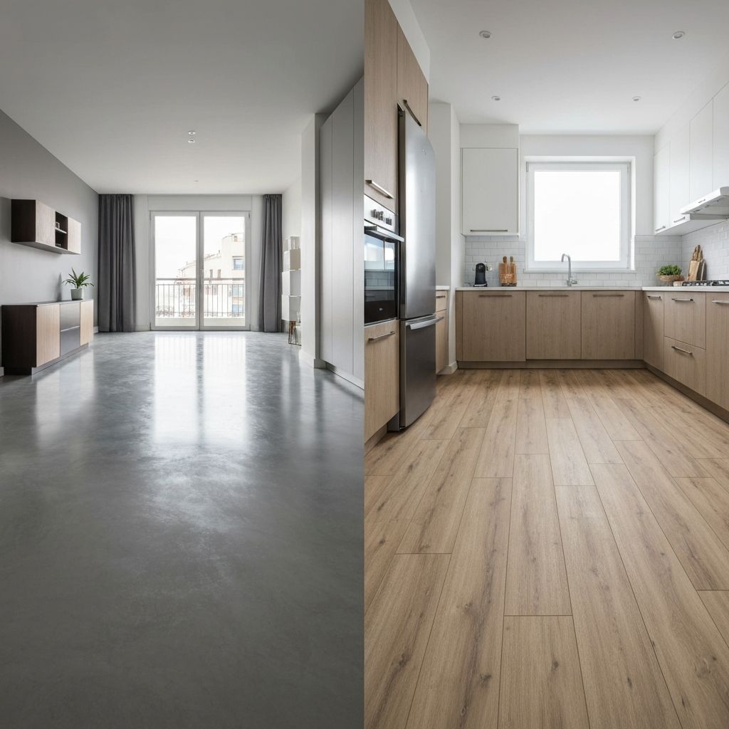 Suelos de microcemento y vinilico en Valladolid 2026: precios, ventajas y cual elegir